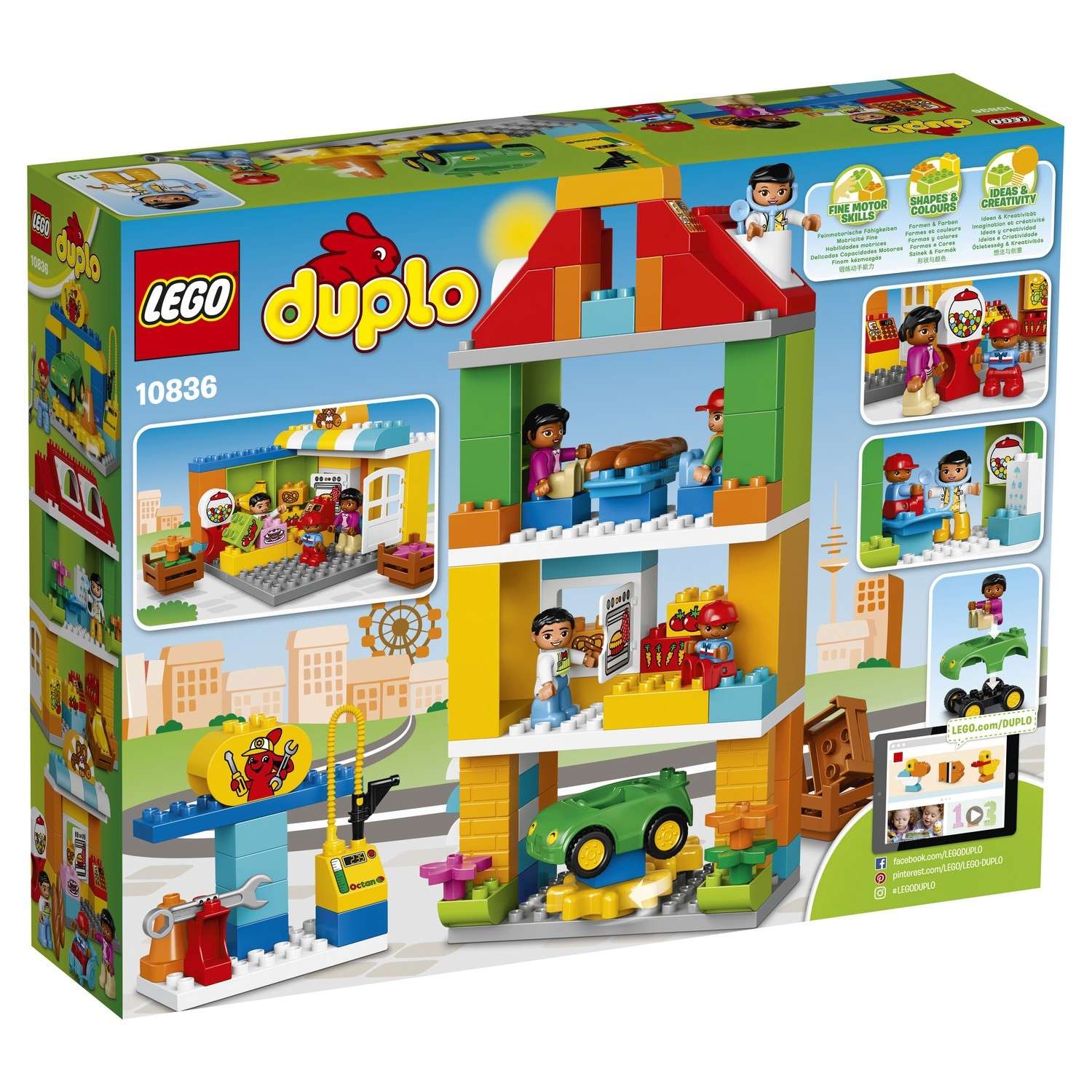 Конструктор LEGO DUPLO Town Городская площадь (10836) - фото 3