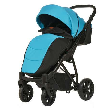 Коляска прогулочная Amarobaby Sprint Aqua Голубой-Черный