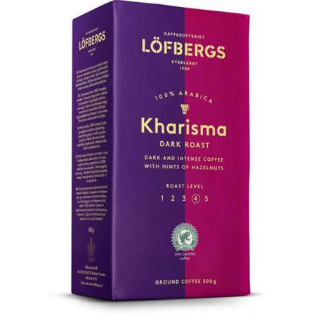 Кофе молотый Lofbergs Kharisma 500гр
