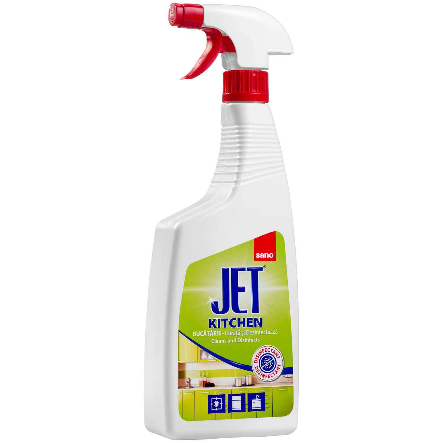 Чистящее средство для кухни Sano Jet многофункциональное антибактериальное 750 мл - фото 2