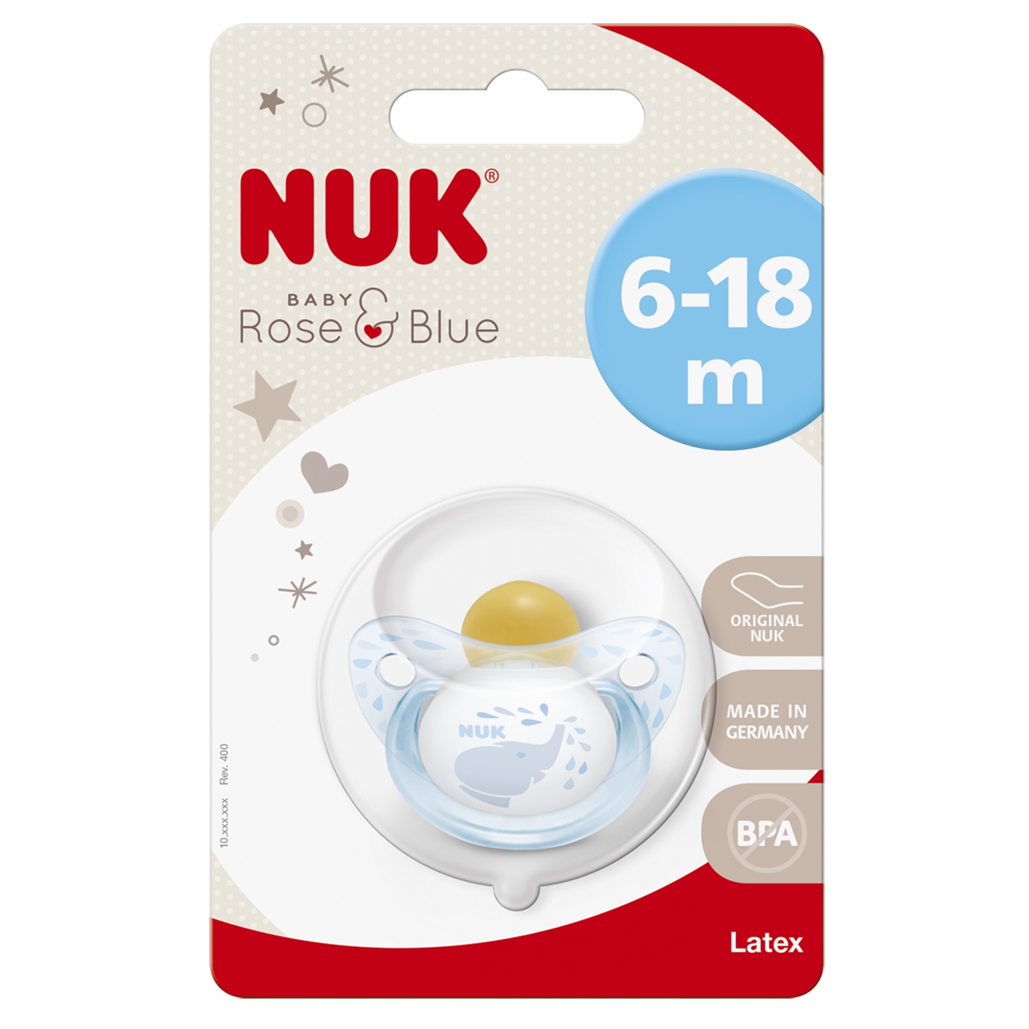 Пустышка Nuk Baby с 6месяцев Blue в ассортименте 10733197 - фото 2