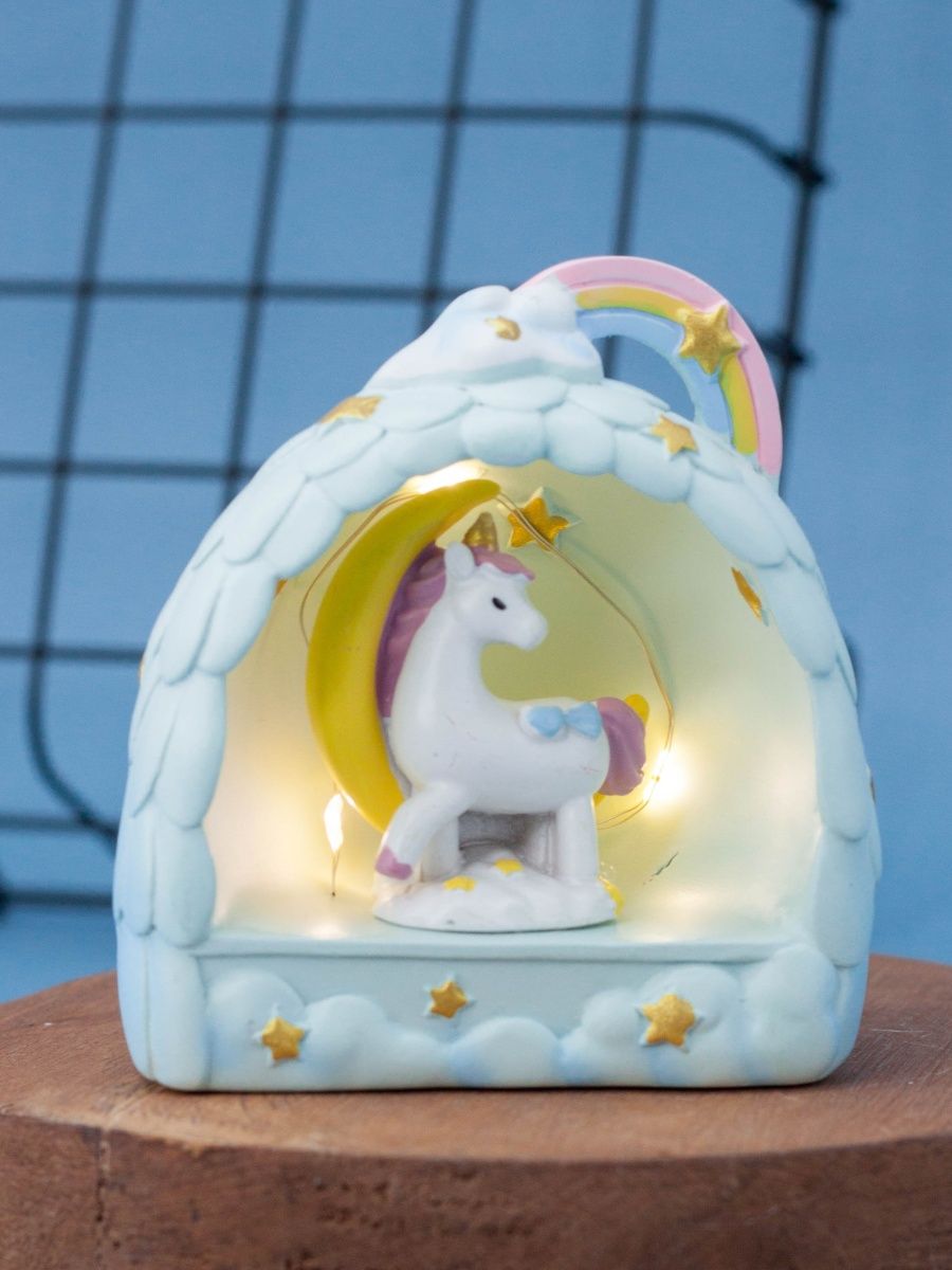 Ночник iLikeGift Unicorn ball blue - фото 1