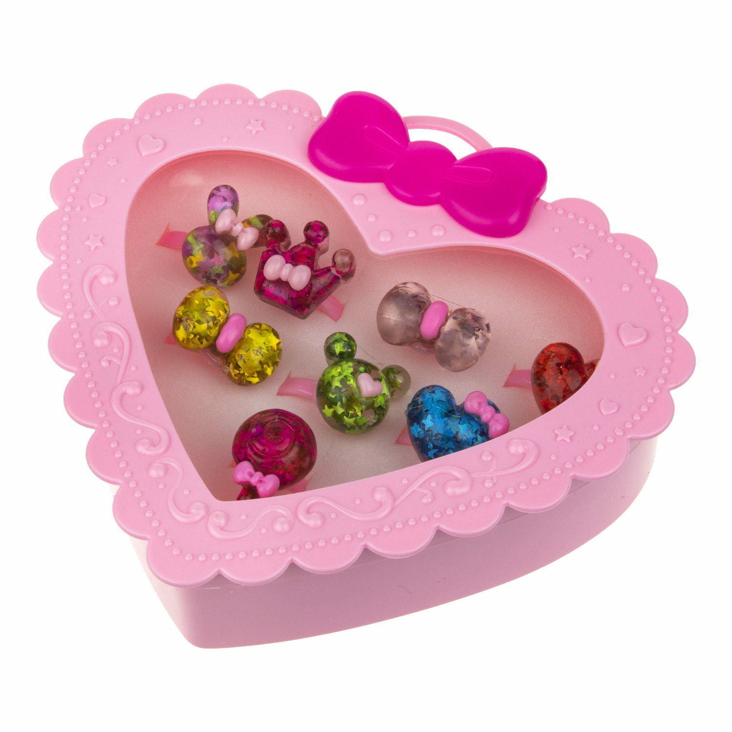 Набор бижутерии 1TOY Sweet heart Bijou 8 колец леденцы - фото 3