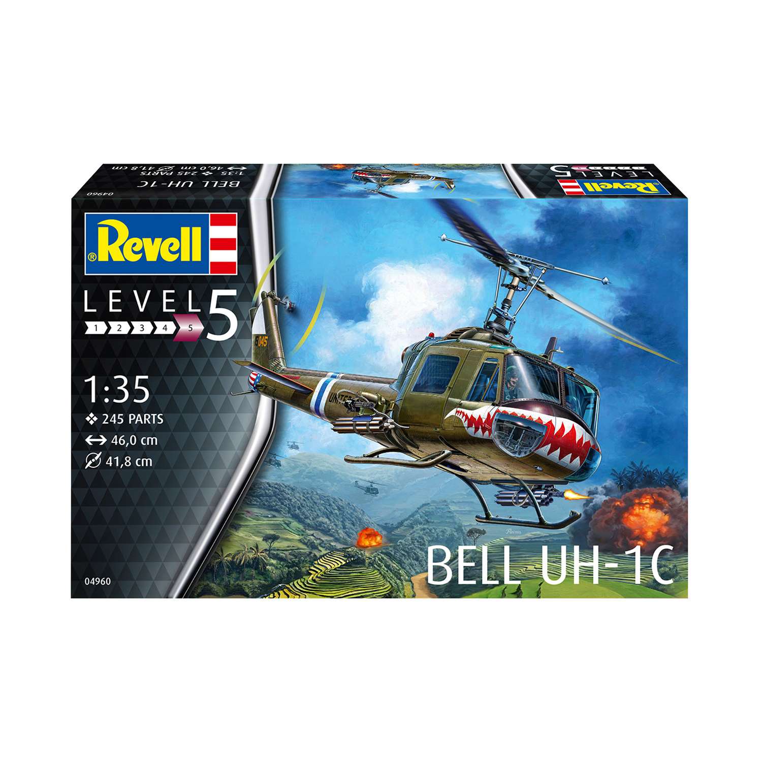 Сборная модель Revell Белл UH-1 Ирокез 04960 - фото 2