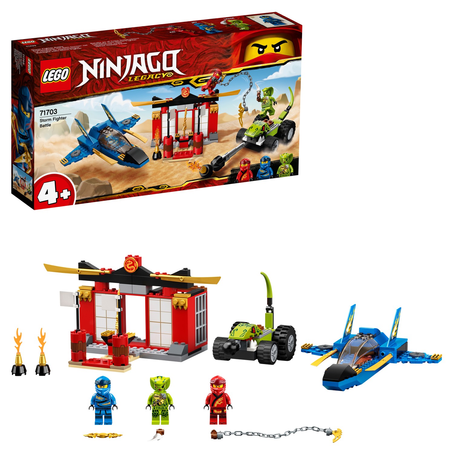 Конструктор LEGO Ninjago Бой на штормовом истребителе 71703 - фото 1