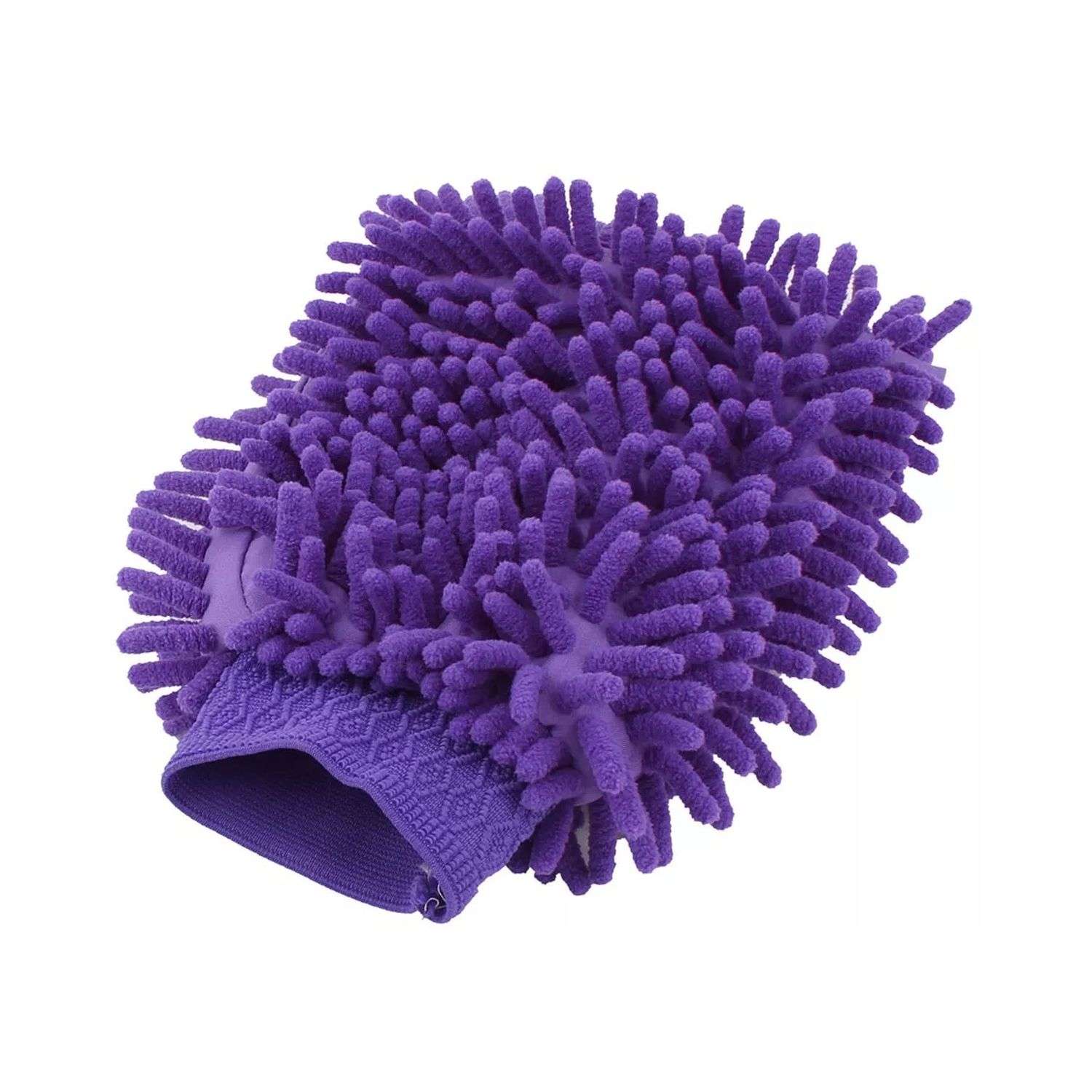 Тряпка - варежка Ripoma Из микрофибры фиолетовая - фото 1