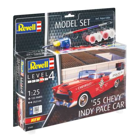 Сборная модель Revell Автомобиль 55 Chevy Indy Pace Car