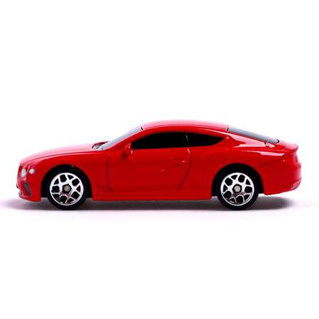 Машина Автоград металлическая BENTLEY CONTINENTAL GT 1:64 цвет красный