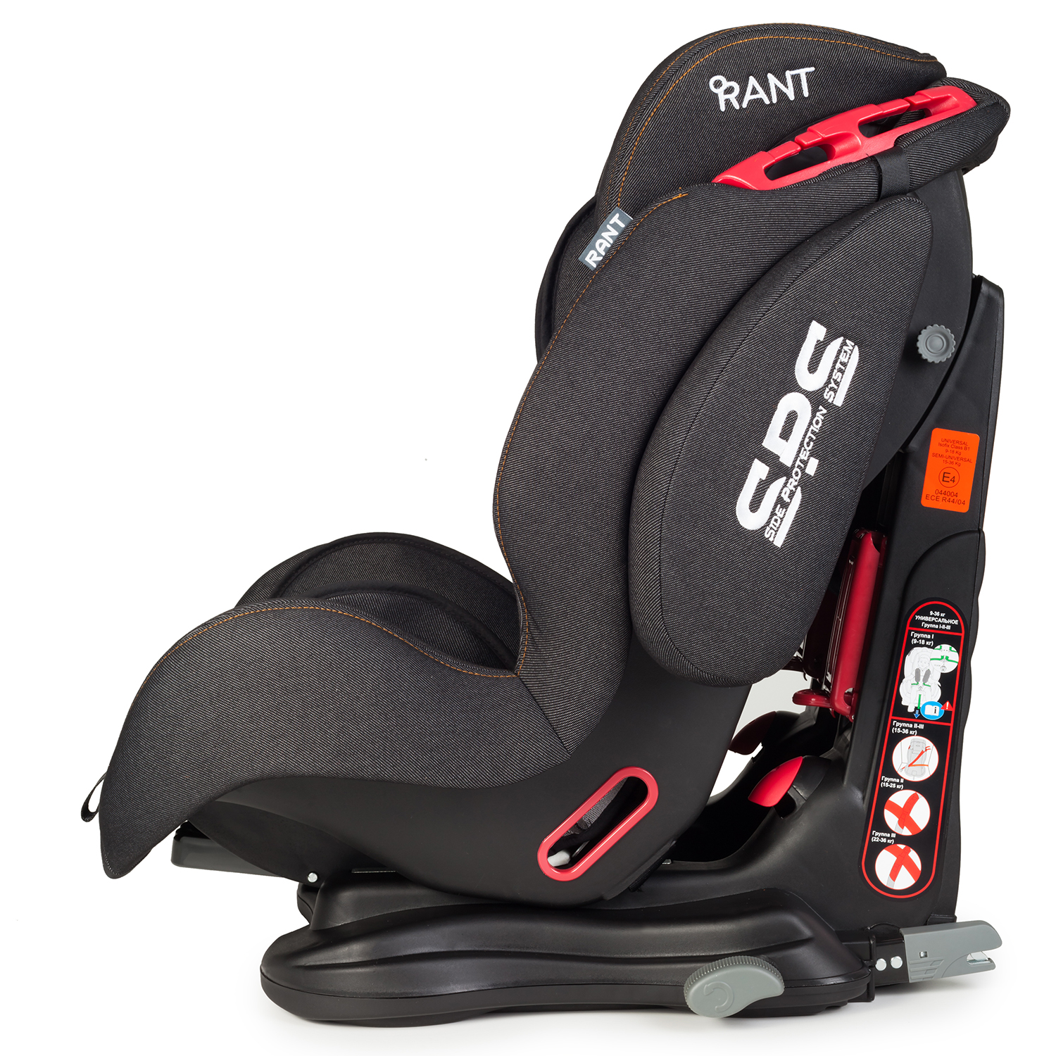 Автокресло Rant Thunder Ultra isofix SPS Black jeans - фото 5