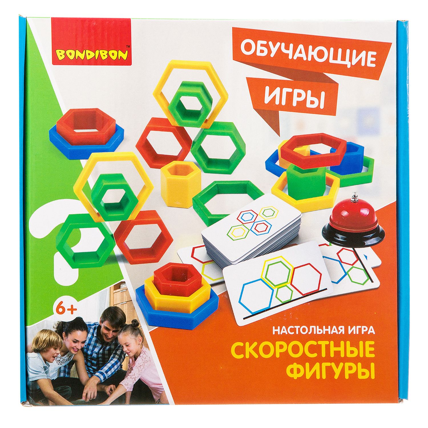 Настольная игра Bondibon Скоростные фигуры - фото 6