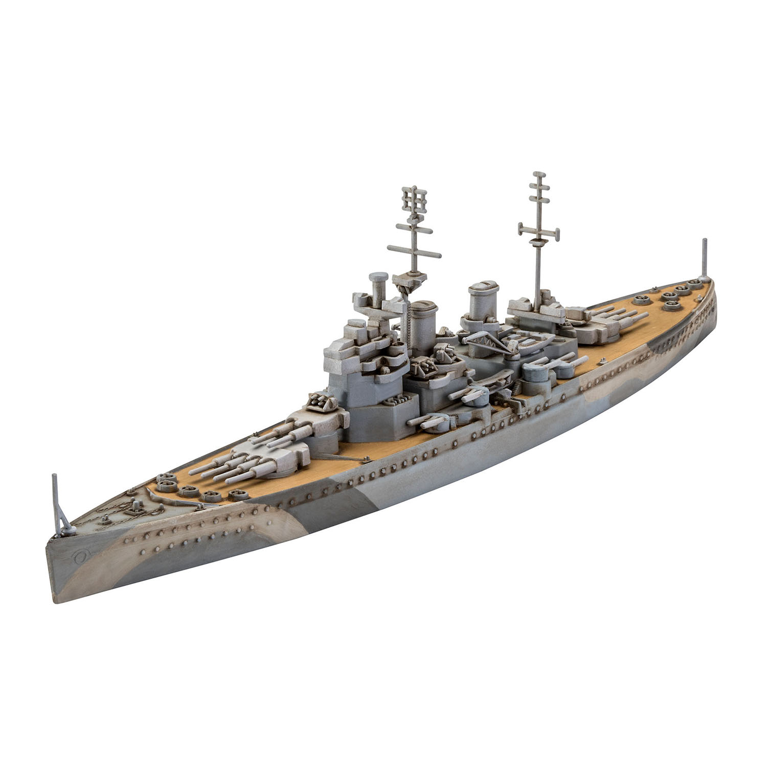 Модель для склейки Revell Линкор HMS King George V 05161 - фото 4