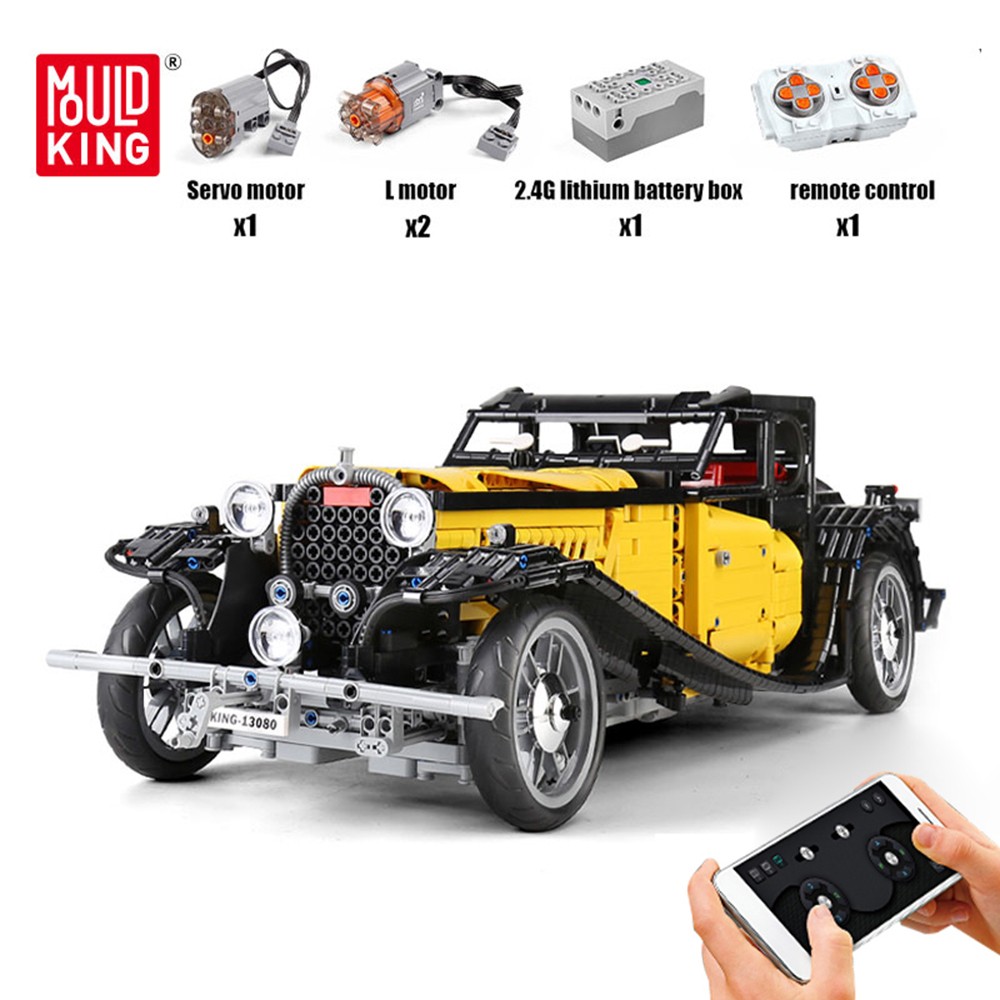 Конструктор Mould King 13080 Bugatti 50T - фото 24