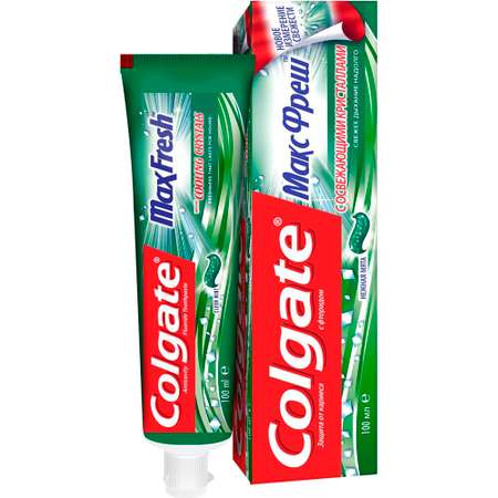 Зубная паста Colgate Max Fresh Нежная мята туба 100мл