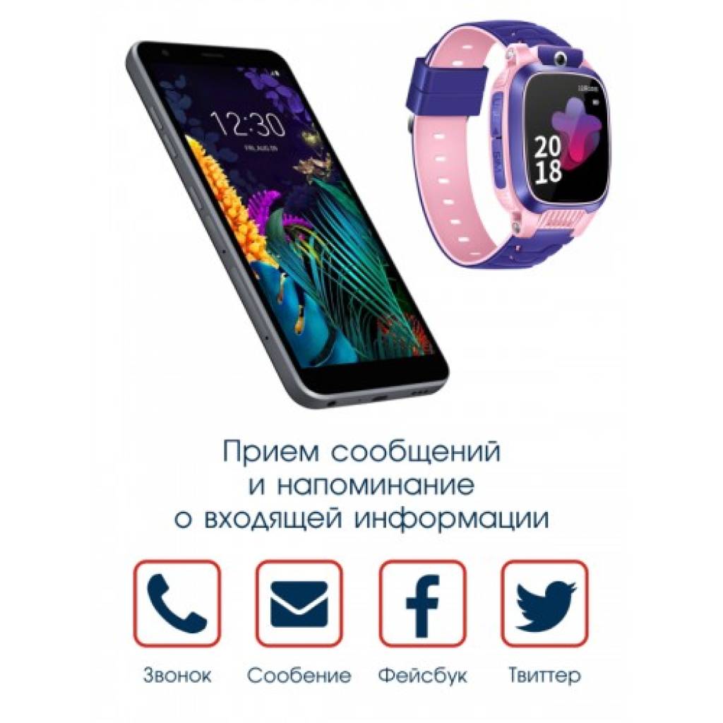 Фитнес-браслет BandRate Smart ABRSY7979BLP с sim-картой и шагомером - фото 3