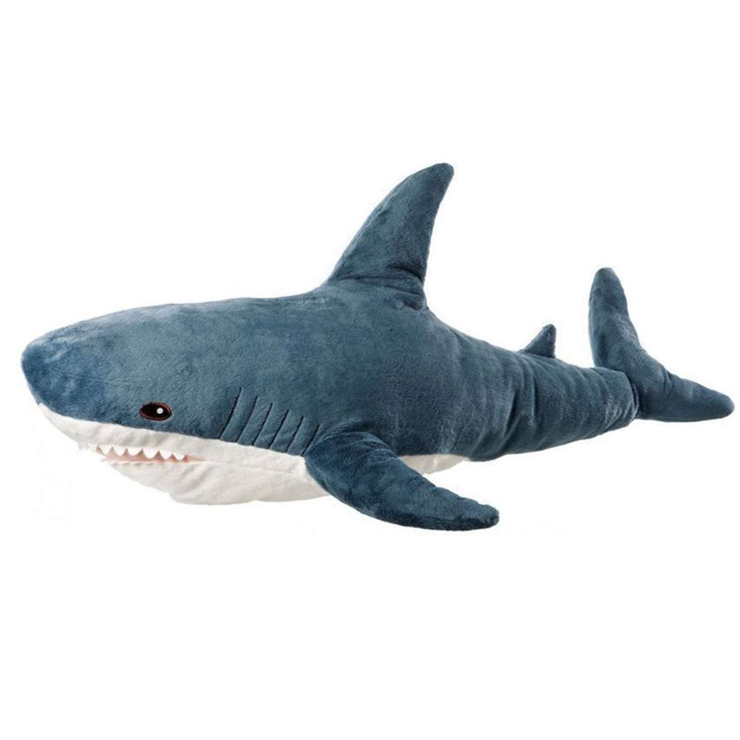 Мягкая игрушка МАЛЬВИНА Акула 100см синяя - фото 1