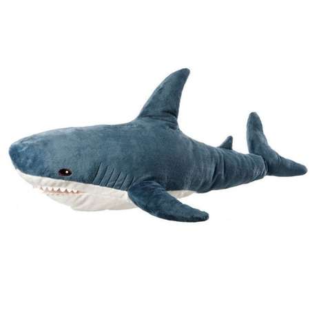 Мягкая игрушка МАЛЬВИНА Акула 100см синяя