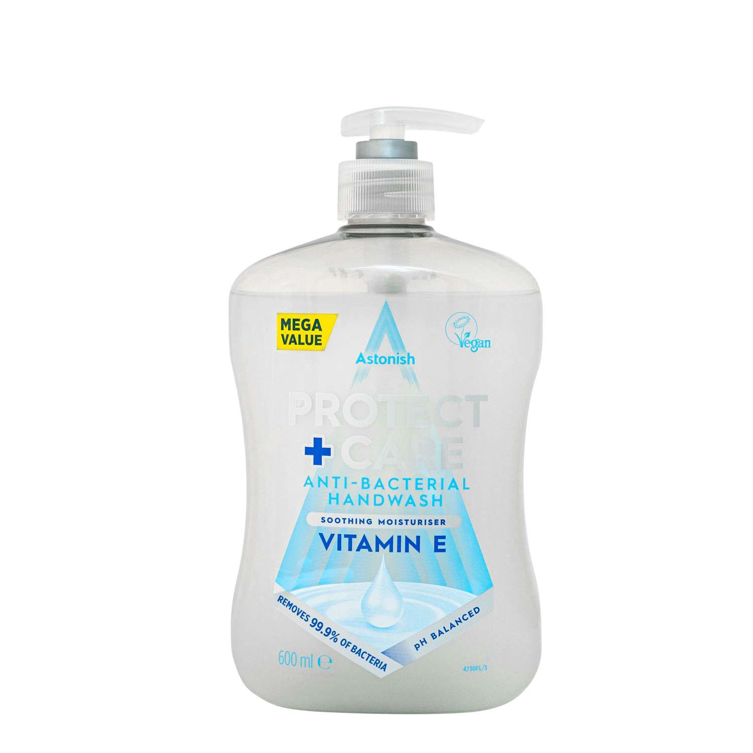 Антибактериальное жидкое мыло Astonish с Витамином Е 600мл. - фото 1