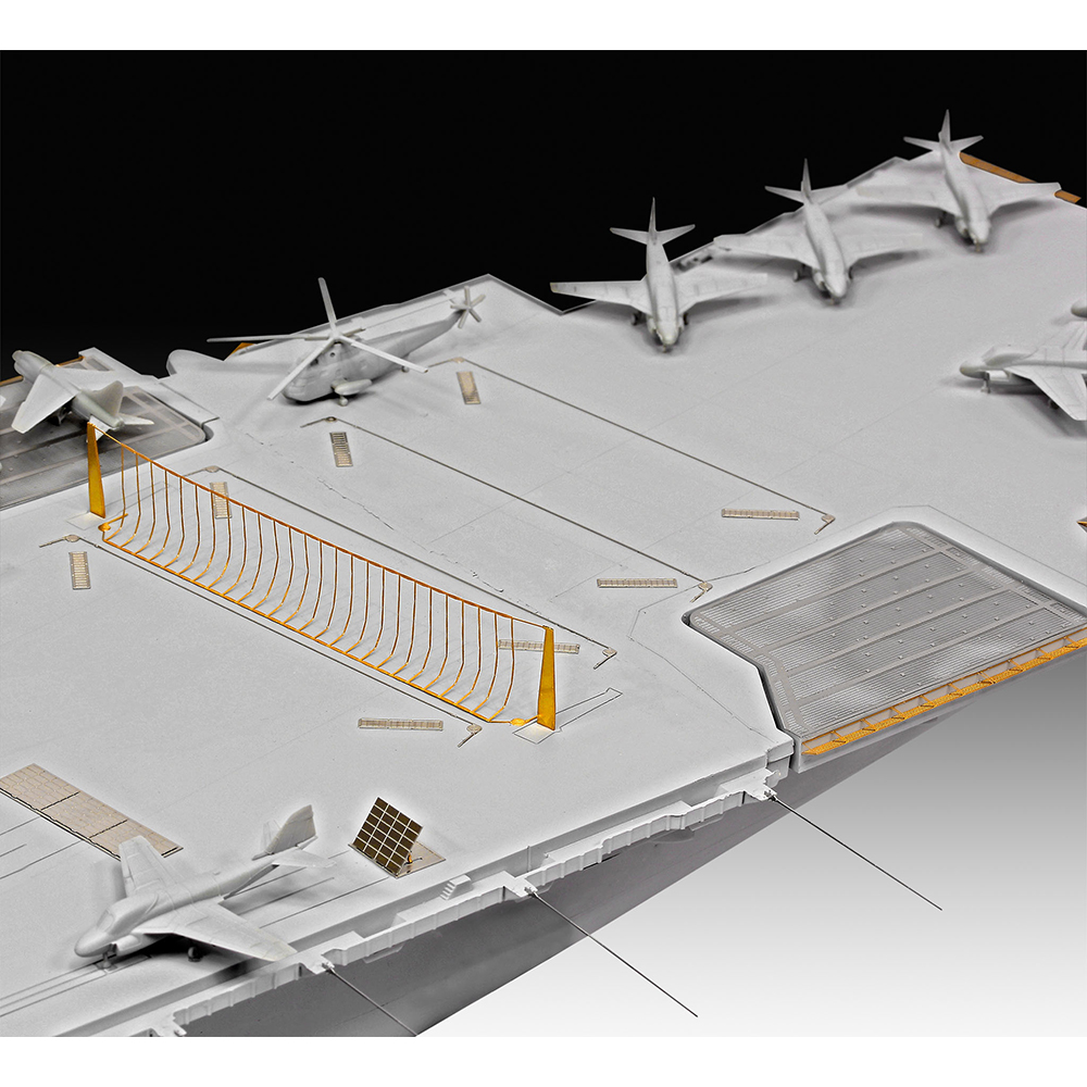 Модель для сборки Revell Атомный ударный авианосец ВМС США Энтерпрайз CVN-65 05173 - фото 5