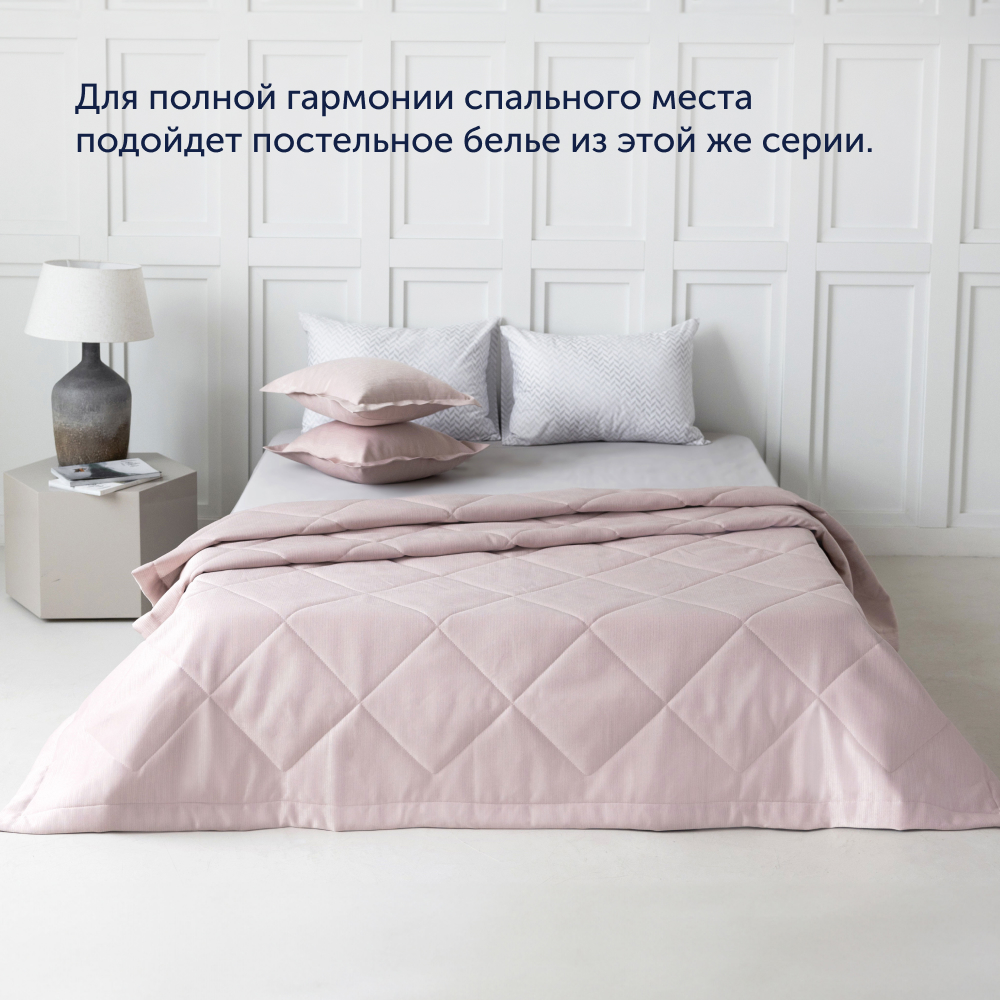 Комплект покрывало + наволочка buyson BuyFlora Rose 240х260/45х45 см - фото 11