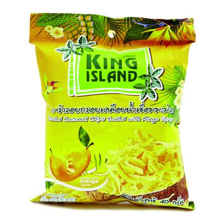 Чипсы King Island кокосовые с манго 40г