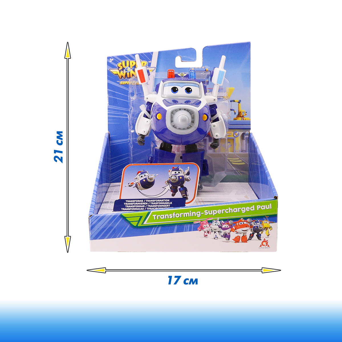 Робот Super Wings Трансформер супер Пол - фото 6