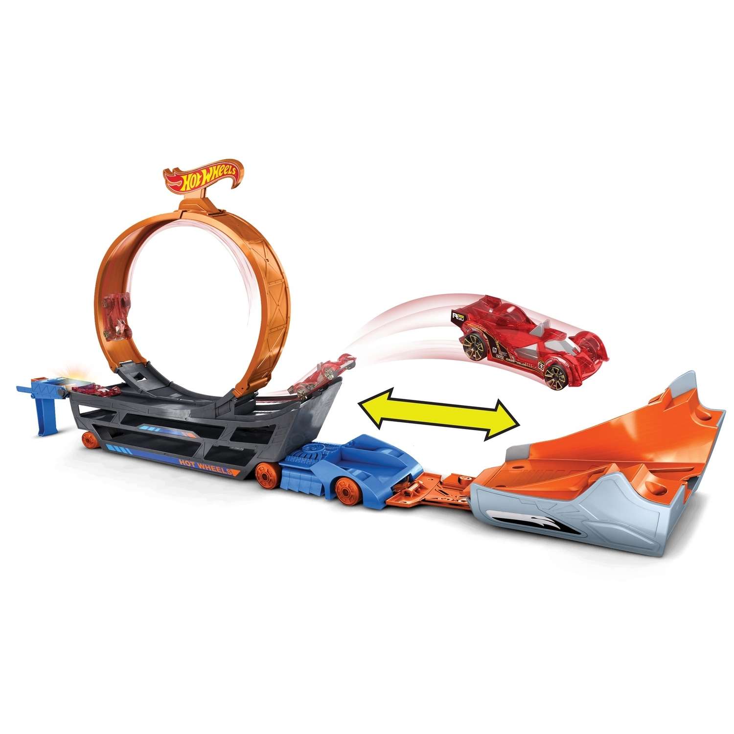 Набор игровой Hot Wheels Stunt and Go Грузовик-пусковая установка GCK38 GCK38 - фото 4