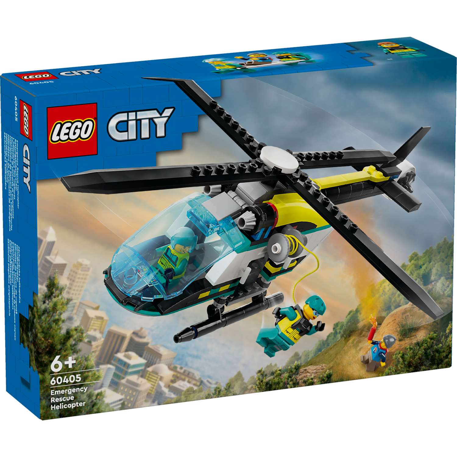 Конструктор LEGO City Аварийно-спасательный вертолет 60405 - фото 4