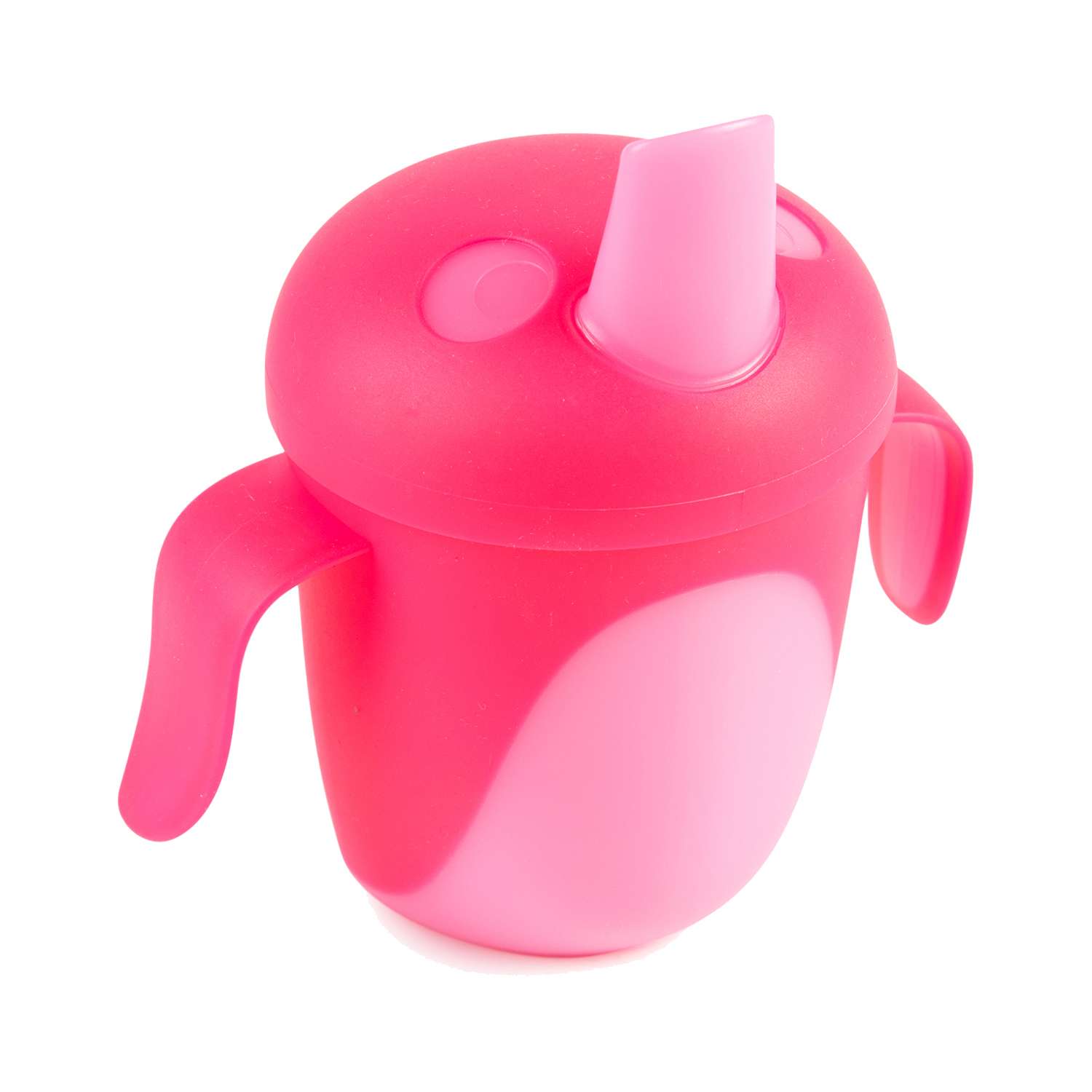 Чашка-непроливайка Canpol Babies 240мл с 9месяцев Розовый - фото 1