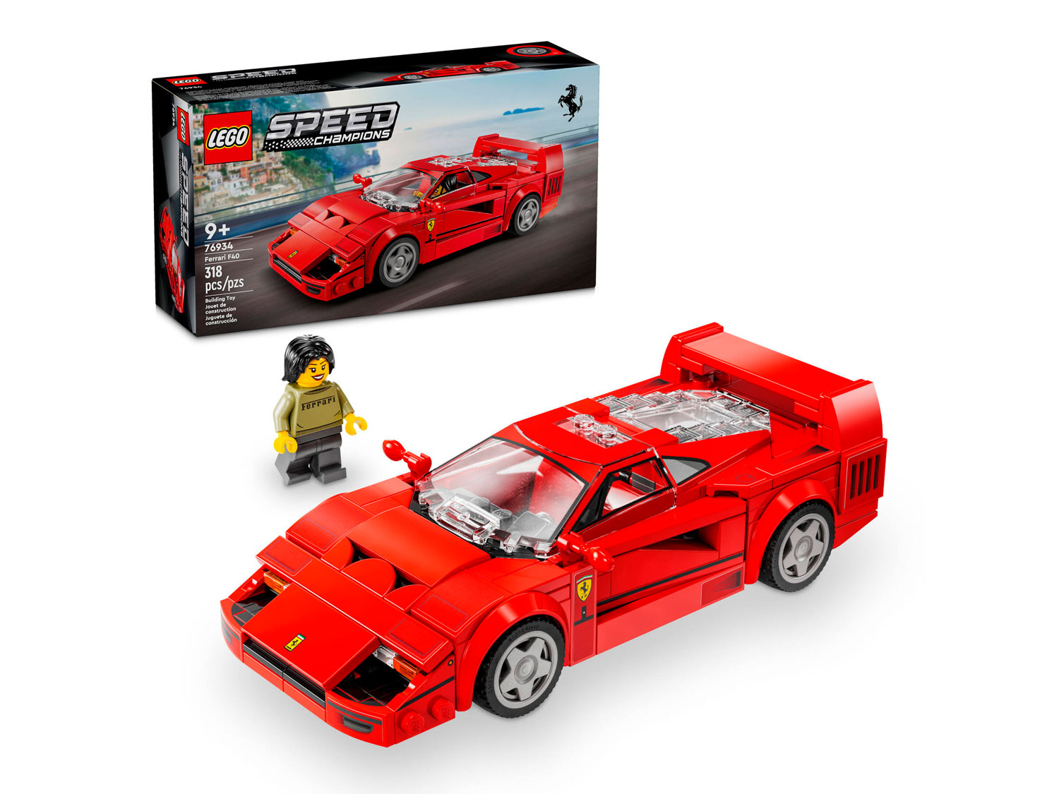 Конструктор LEGO Speed Champions Суперкар Ferrari F40 - фото 2