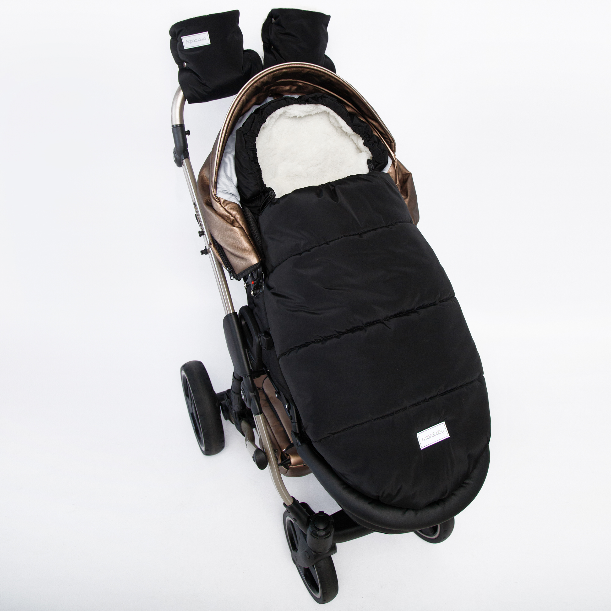 Конверт Amarobaby Snowy Travel Черный AMARO-6101-STC - фото 6