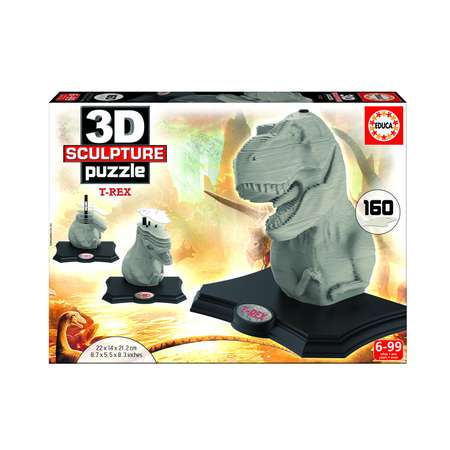 Скульптурный пазл 3D Educa 160 деталей Ти-Рекс