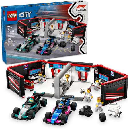 Конструктор LEGO Гараж F1 для Mercedes-AMG и Alpine 60444