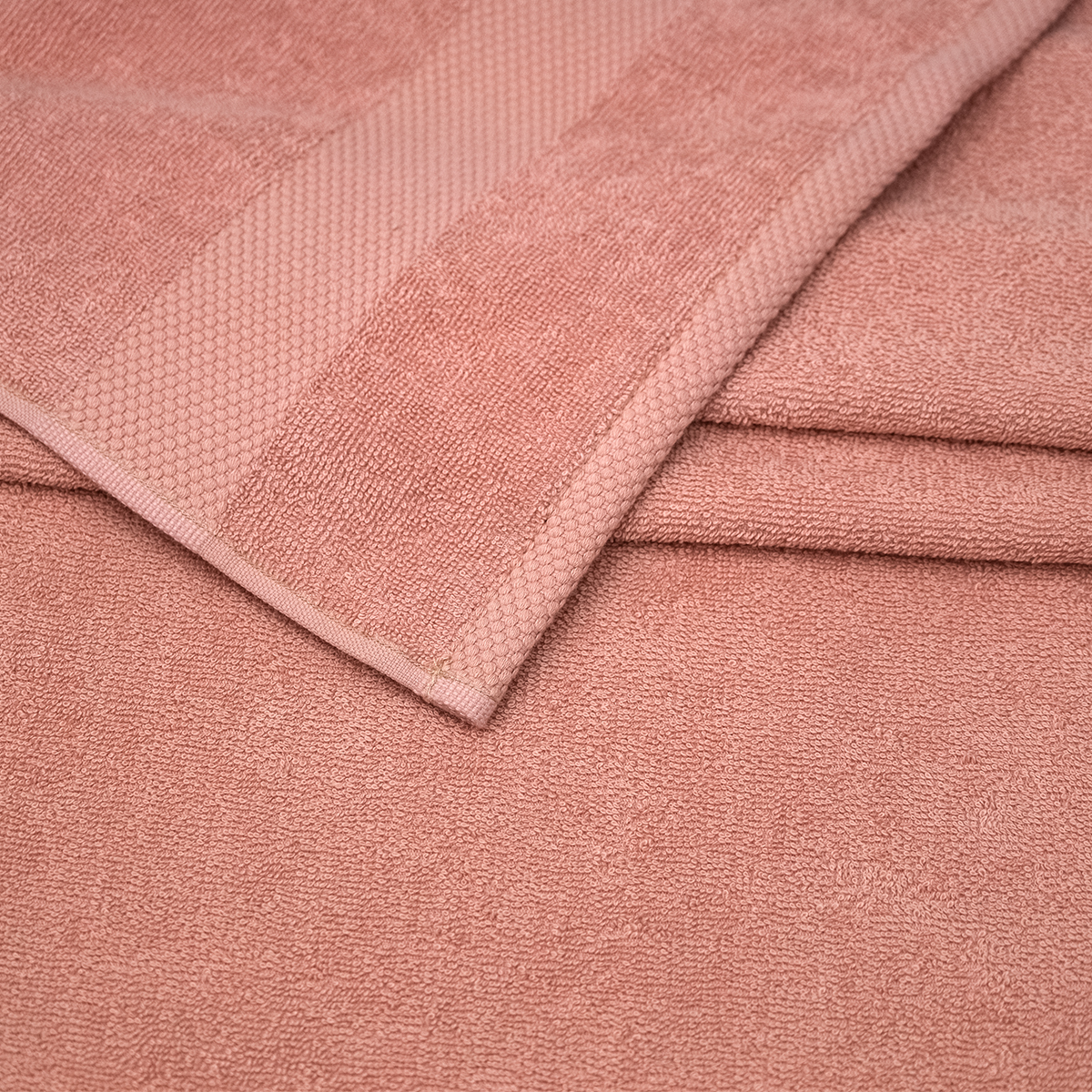 Махровое полотенце Bravo Контур 100х150 розовый - фото 1