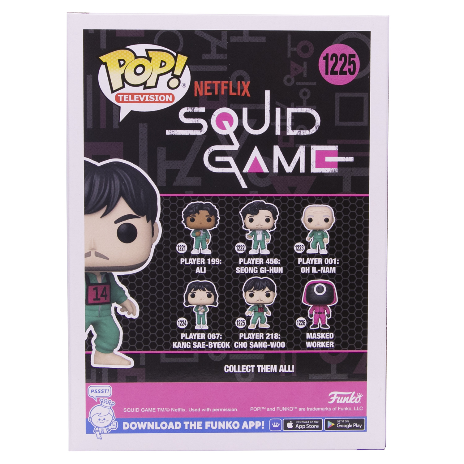 Фигурка Funko Pop! TV Squid Game Player 218 Cho SangWoo Fun 25492186 - фото 6