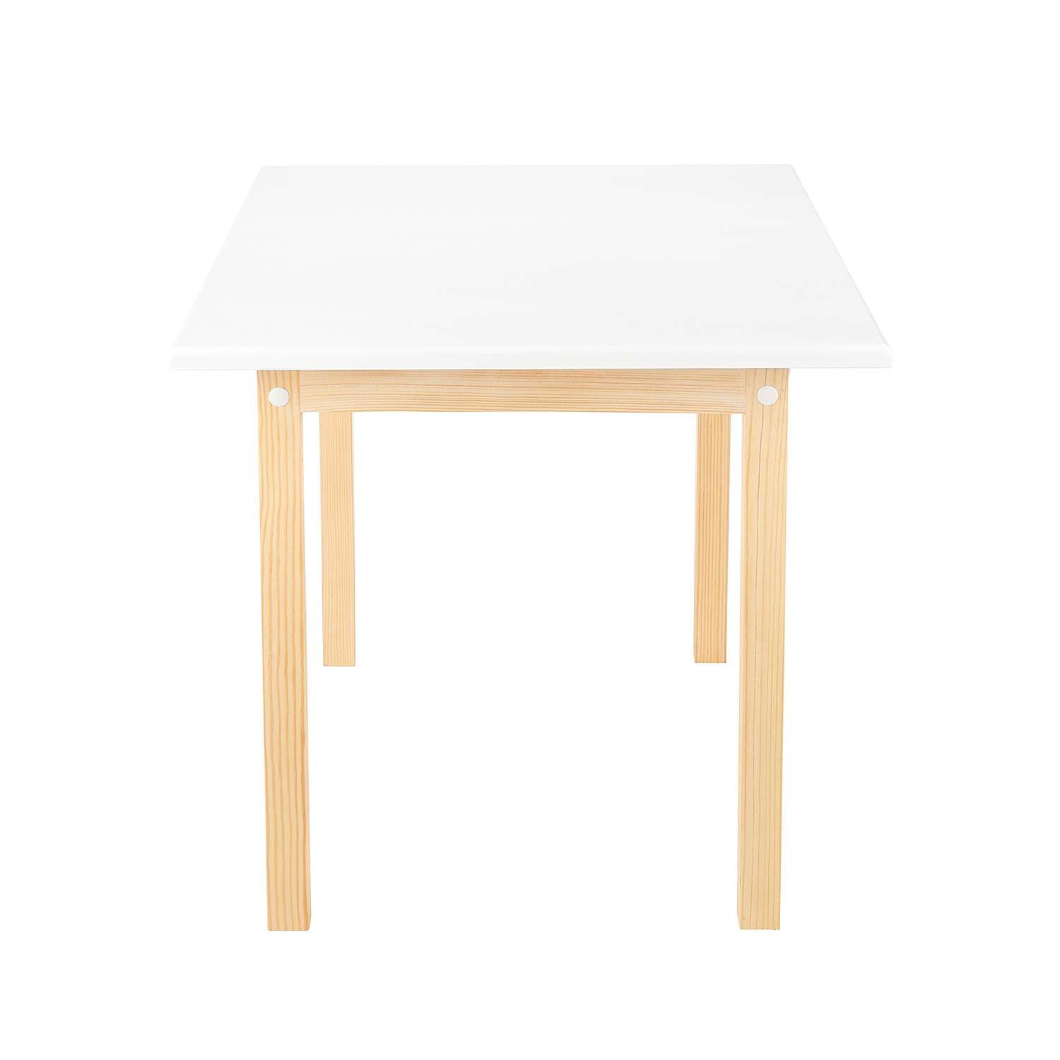 Комплект стол + стул KETT-UP ODUVANCHIK 50х60 см натуральный/белый - фото 2