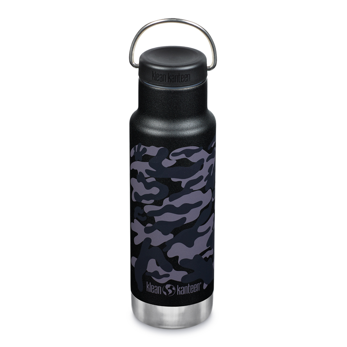 Термобутылка Klean Kanteen Insulated Classic Narrow 12oz Black Camo 355 мл - фото 1