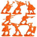 Набор солдатиков Воины и Битвы Инки Выпуск 2 оранжевый цвет