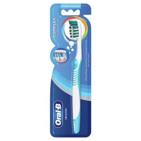 Зубная щетка Oral-B Complex Глубокая чистка средняя 81748045