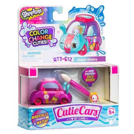 Машинка Cutie Cars Часовой Гонщик меняющая цвет с кисточкой