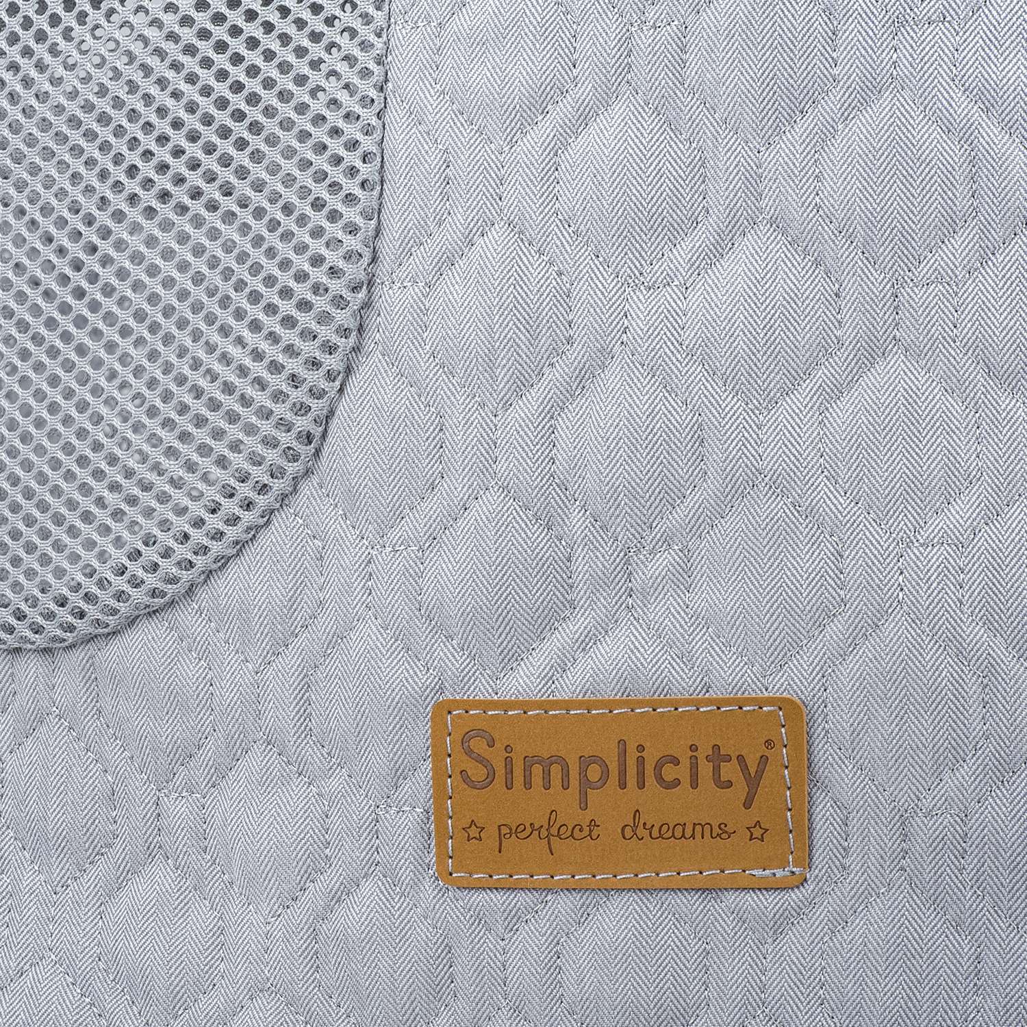 Колыбель-кроватка Simplicity GL4090 Elite romby grey - фото 26