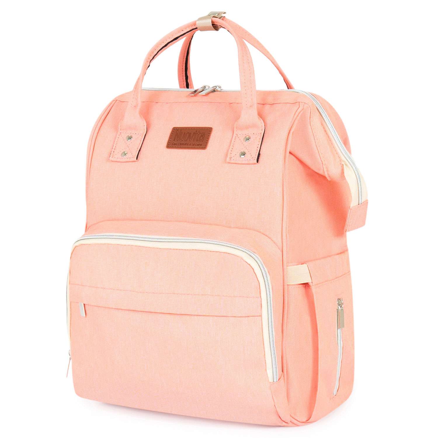 Рюкзак для мамы Nuovita CAPCAP classic Розовый - фото 1