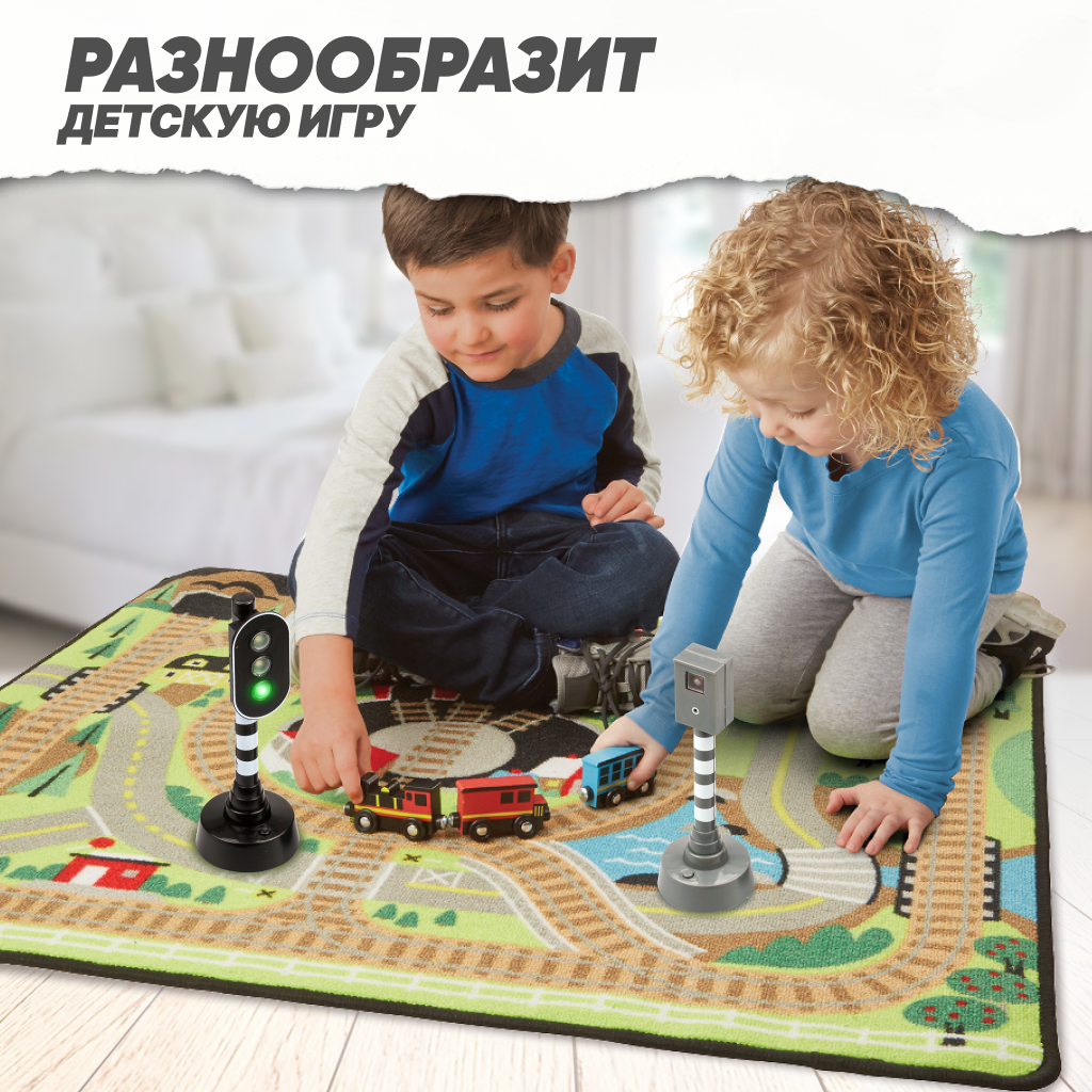 Игрушечный светофор Baby and Kids со светом и звуком ES56116 ES56116 - фото 4