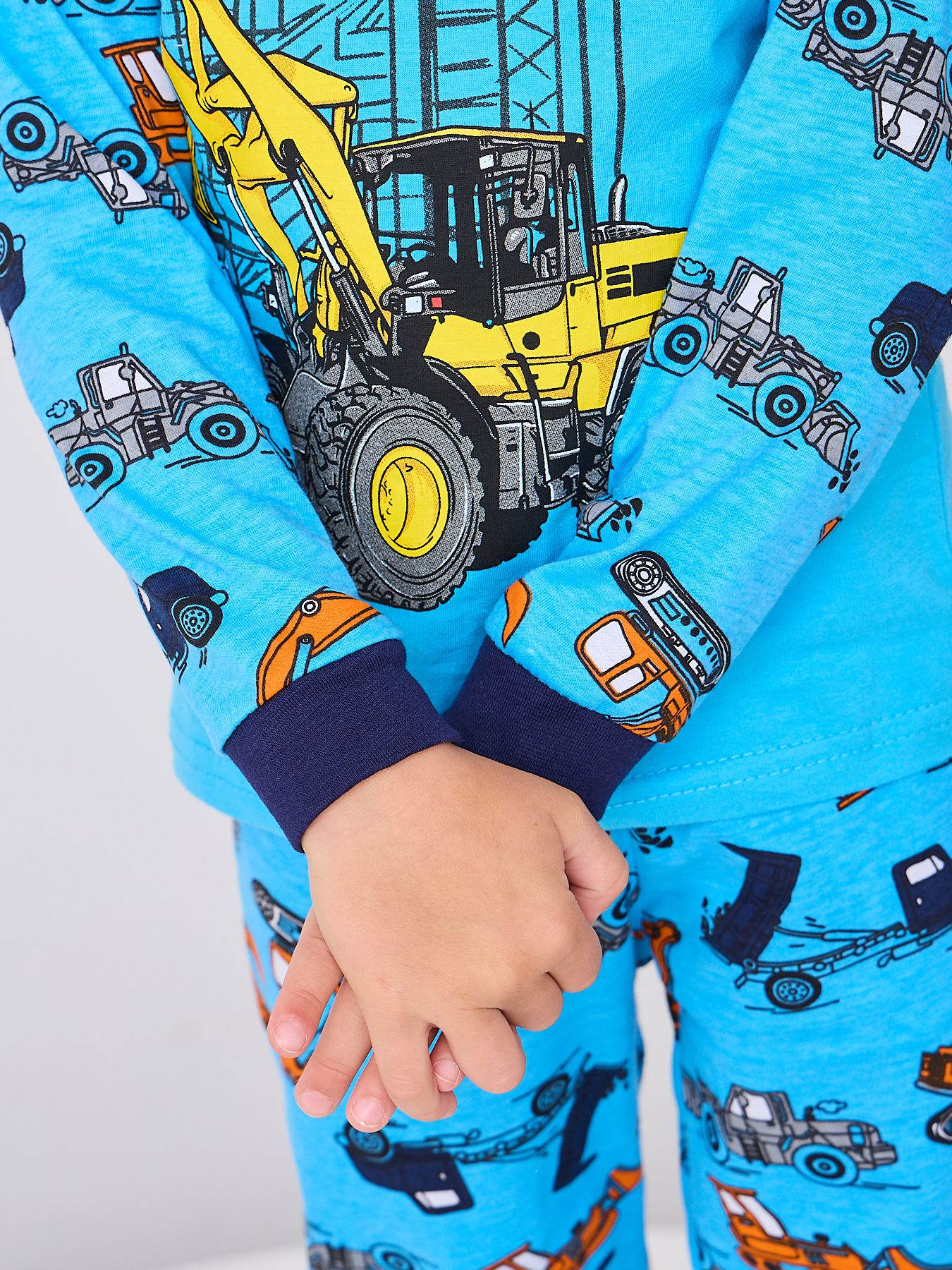 Лонгслив и штанишки Mil Art kids 1902201529SUIT-SLEEP-BOY-BLUE - фото 9