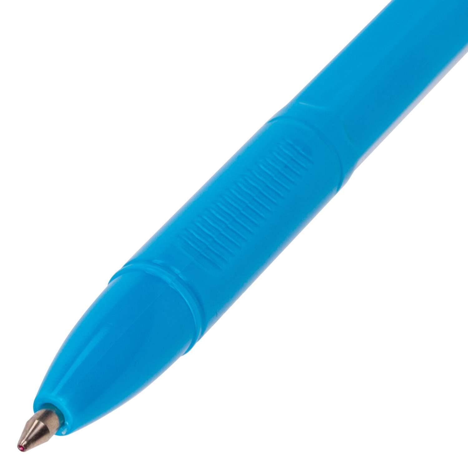 Ручки шариковые Brauberg набор 50 штук синие - фото 10