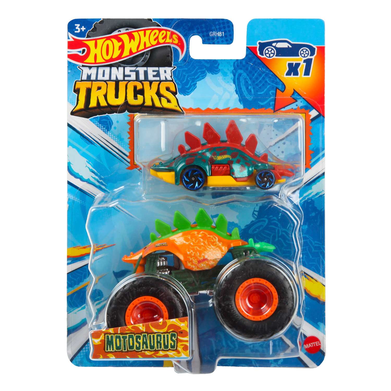 Машина Hot Wheels Monster Truck HKM10 GRH81 - фото 3