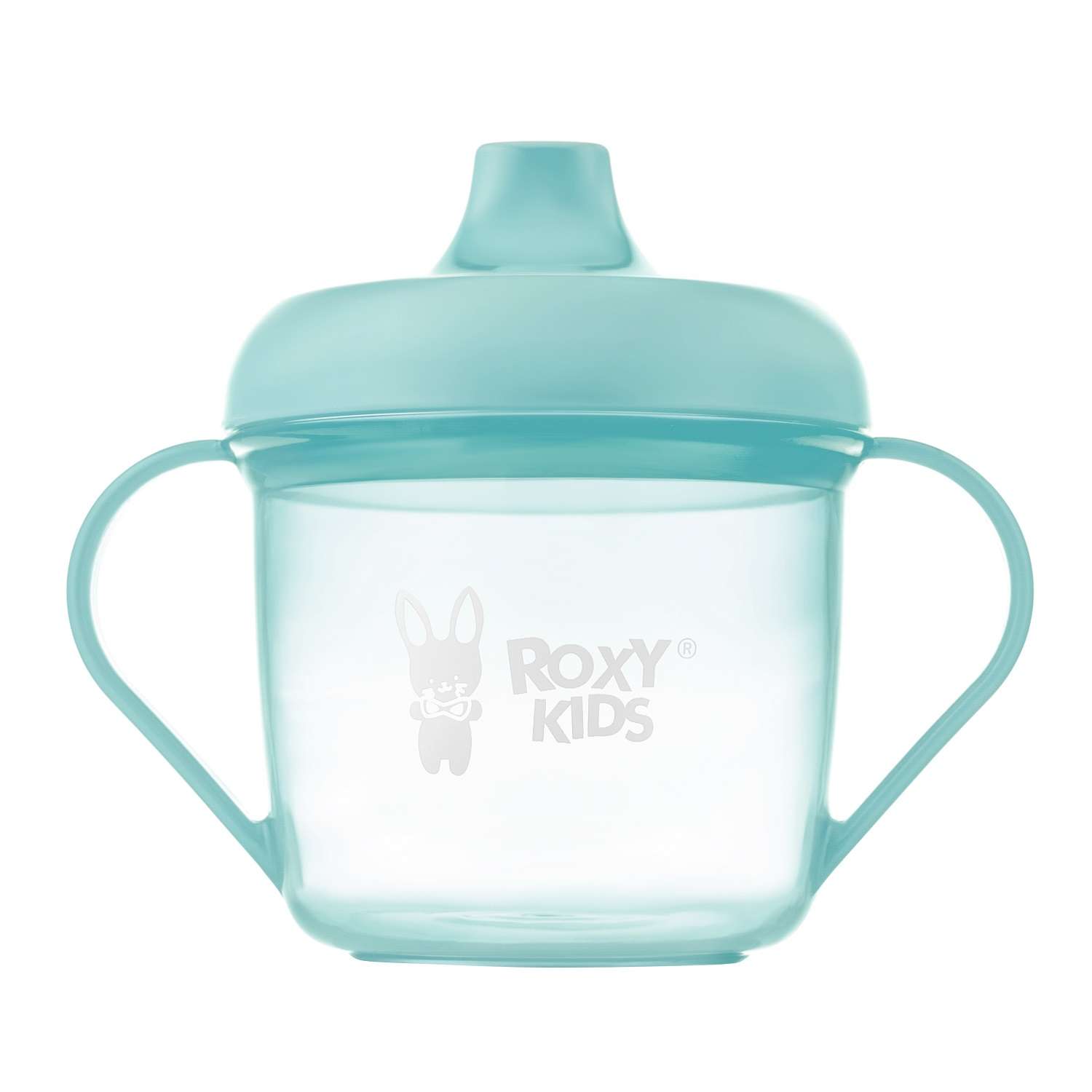 Детский поильник-чашка ROXY-KIDS с твердым носиком 180мл цвет мятный - фото 6