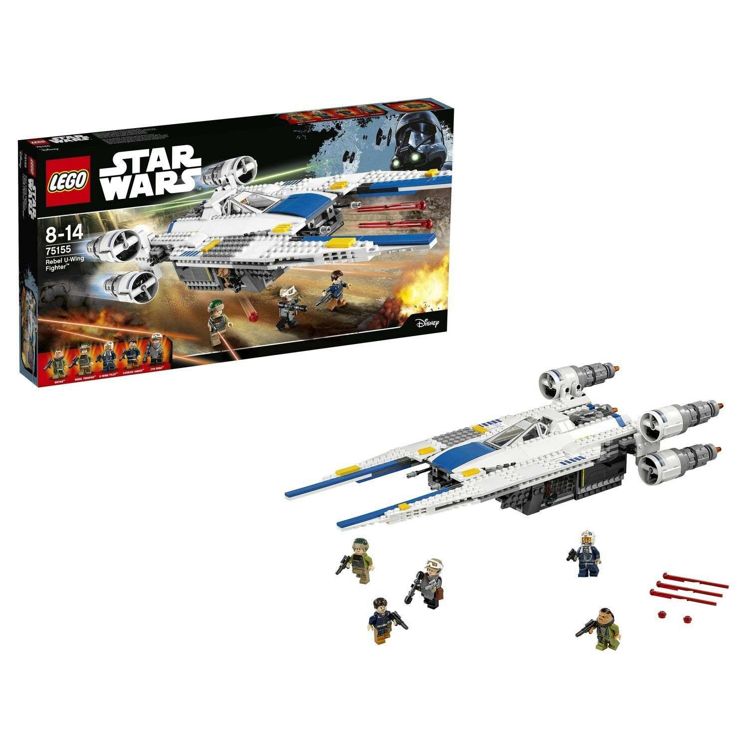 Конструктор LEGO Star Wars TM Истребитель Повстанцев «U-wing» (75155) - фото 1