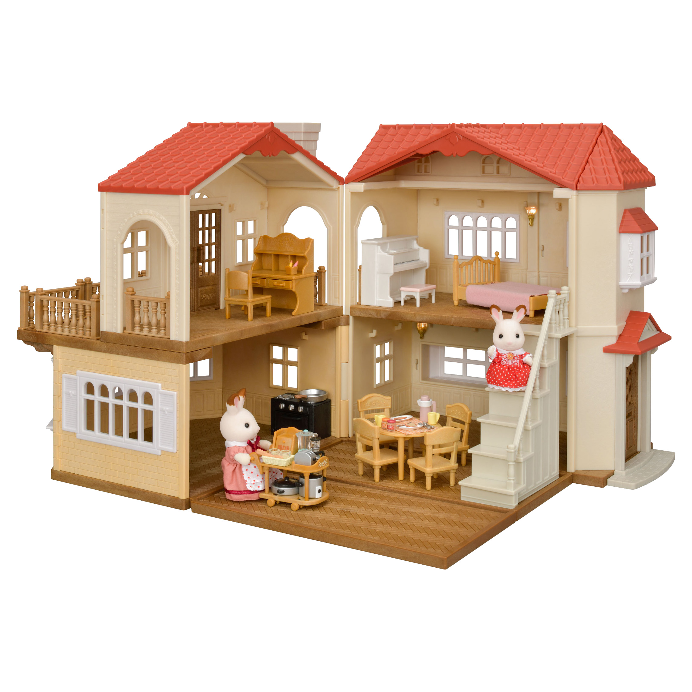 Набор Sylvanian Families Большой дом с Шоколадными кроликами 5383 купить по  цене 9999 ₽ в интернет-магазине Детский мир