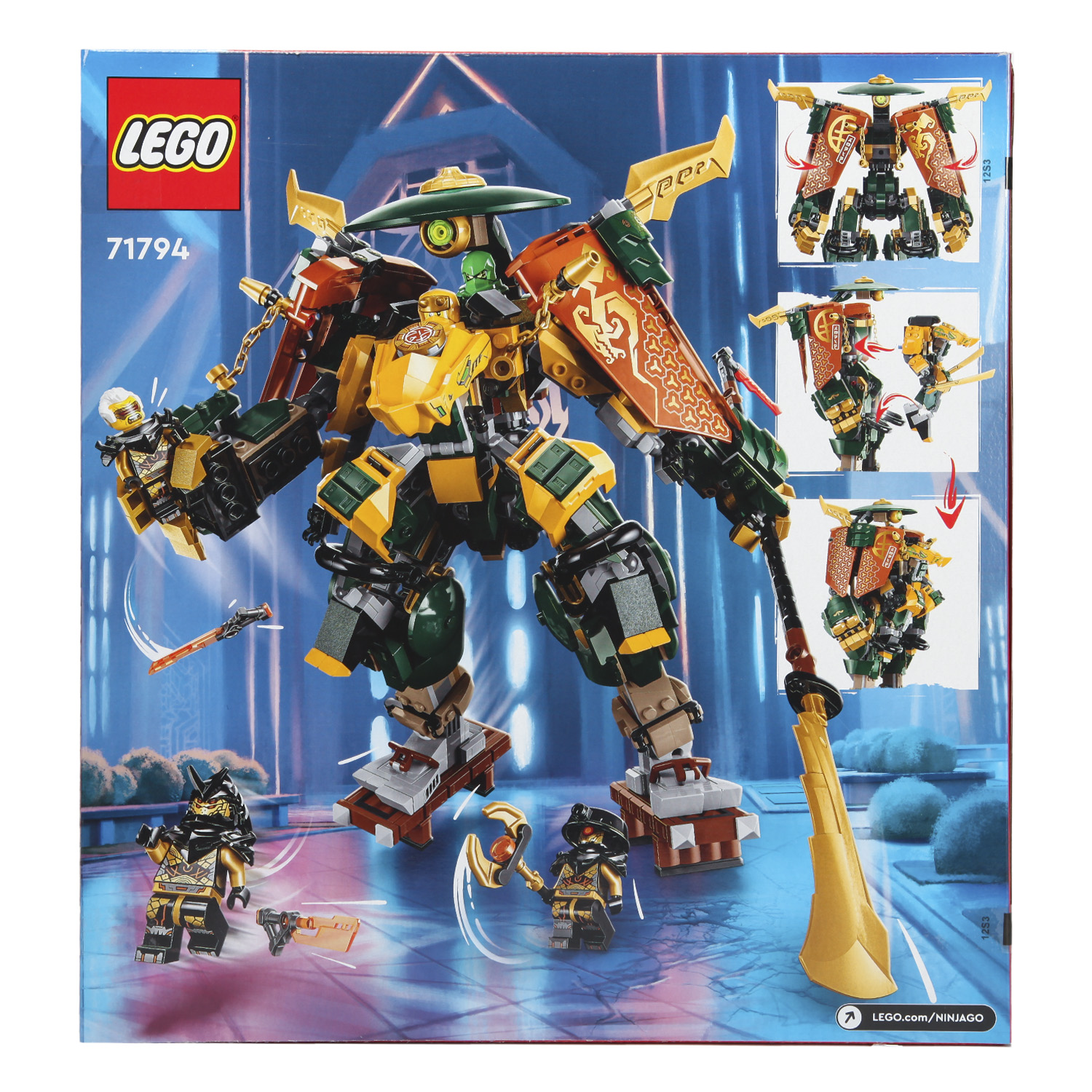 Конструктор LEGO Ninjago Lloyd and Arins Ninja Team Mechs 71794 - фото 9