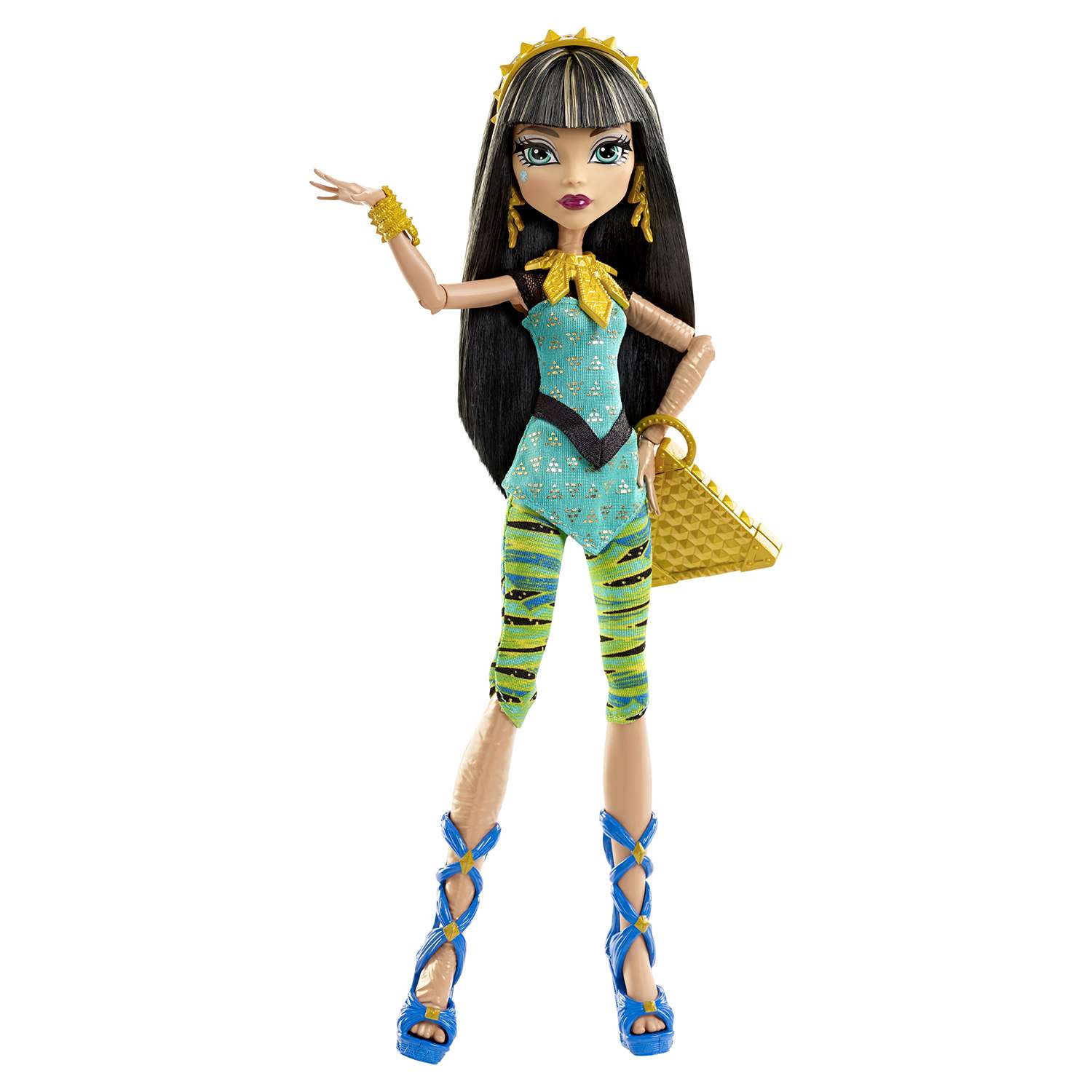 Кукла Monster High Monster High В модном наряде Клео де Нил DVH24 DNW97 - фото 5